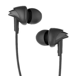 BoAt BassHeads 100 in-Ear Wired Headphones with Mic Black