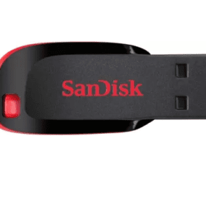 Sandisk Cruzer Blade 16 GB Utility Pendrive Red, Black