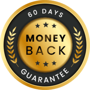 Our ironclad 60-day, money-back guarantee 