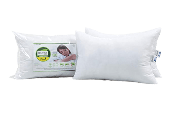 Recron Certified Dream Fibre Pillow 16X24, Fiber Microfiber White Pack Of 2