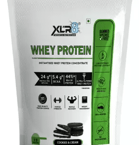 XLR8 Whey Protein with 24 g protein, 5.4 g BCAA - 1 lbs / 454 g Whey Protein