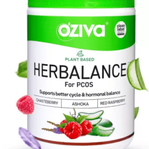 OZiva HerBalance for PCOS with Myo-Inositol, Natural Drink for PCOS Management