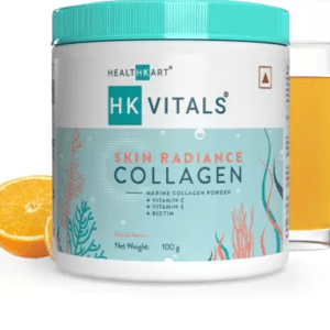 HEALTHKART HK Vitals Skin Radiance Collagen Supplement with Biotin, Orange, 100 g