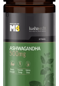 MUSCLEBLAZE Ayurveda for Performance- Ashwagandha 500mg