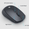 Portronics Toad 23 Adjustable DPI 2.4GHz / Runs on Single AA Battery, Upto 1600 DPI Wireless Optical Mouse