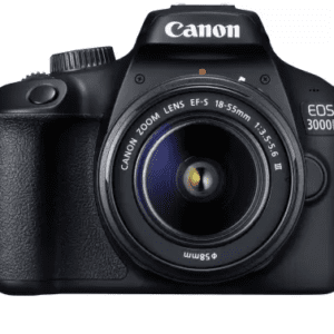 Canon EOS 3000D DSLR Camera 1 Camera Body, 18 - 55 mm Lens