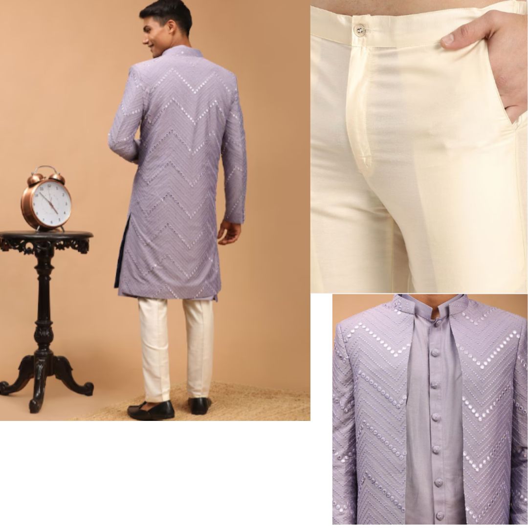 Do You Make These Simple Mistakes In Shrestha By Vastramay Men Sherwani Over Kurta Pyjama Set