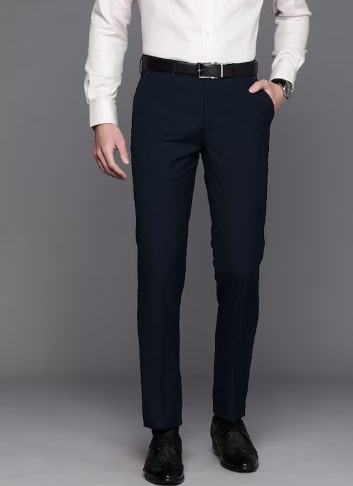 Dress to Impress The Sophisticated Style of Louis Philippe Men's Formal Trousers