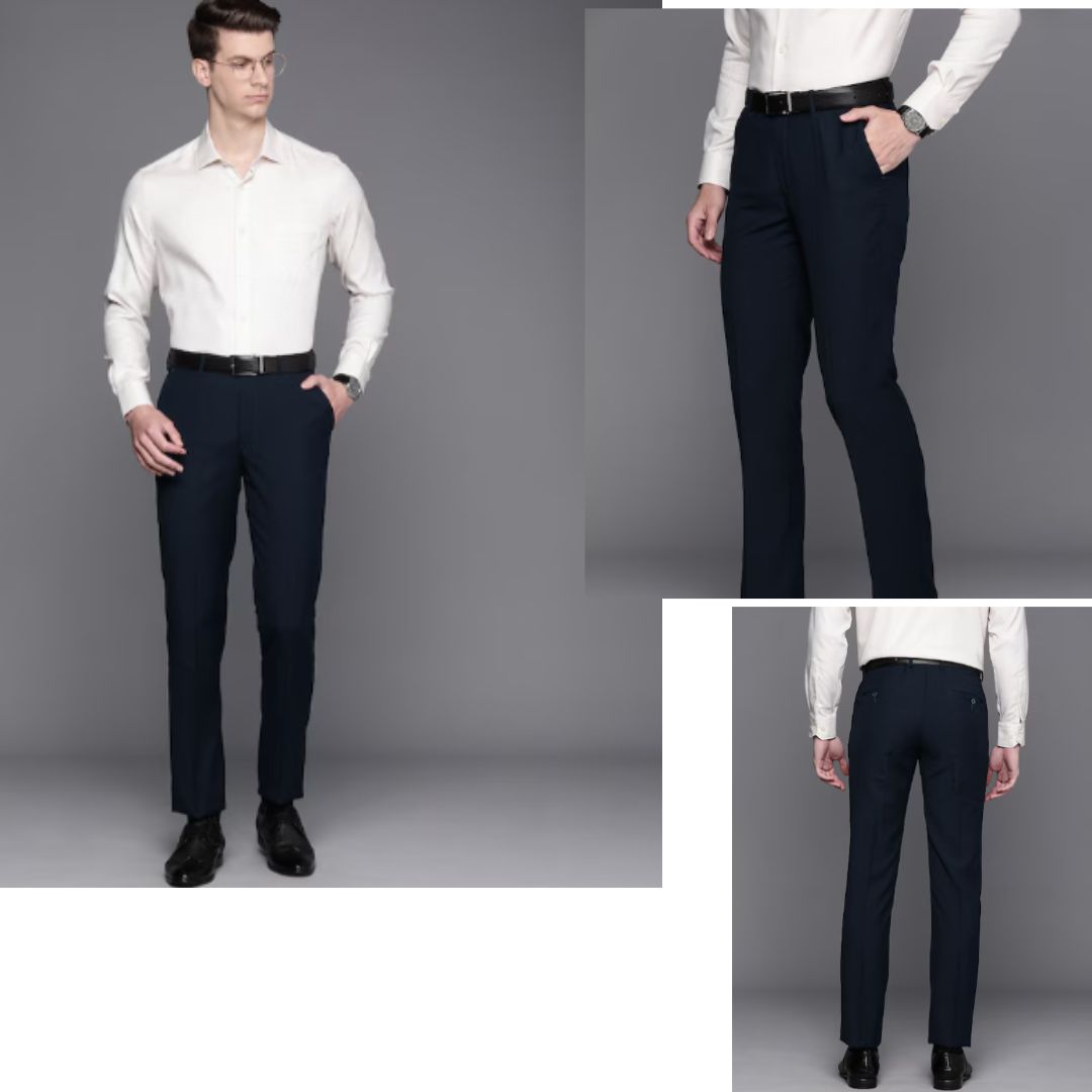 Dress to Impress The Sophisticated Style of Louis Philippe Men's Formal Trousers