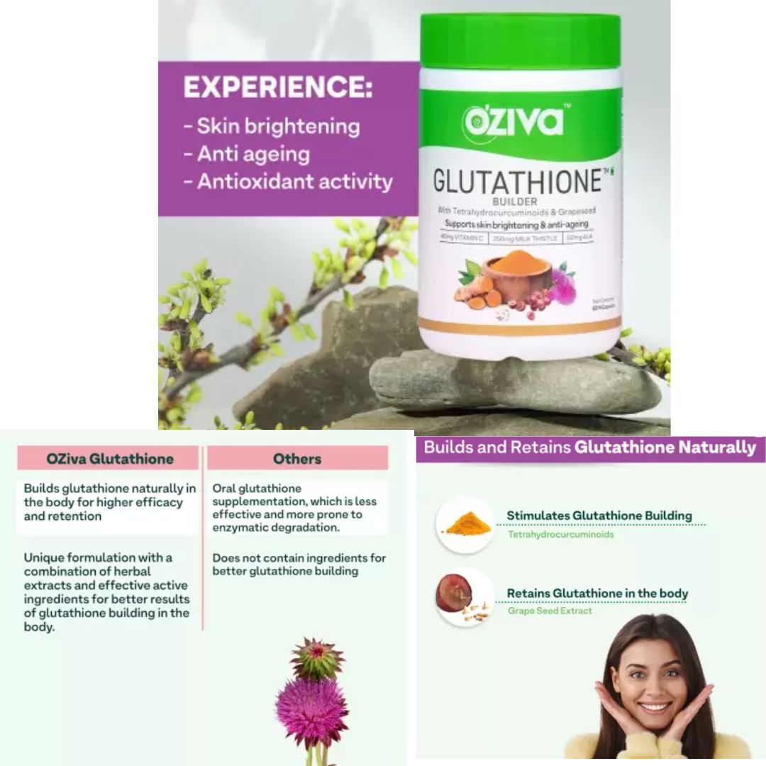 Oziva Glutathione Builder Capsules Reviews