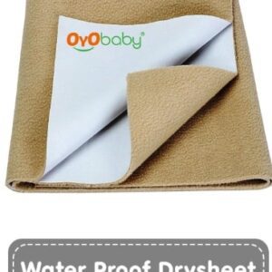 OyO Baby Beige Waterproof Baby Bed Dry Sheet Mattress Protec