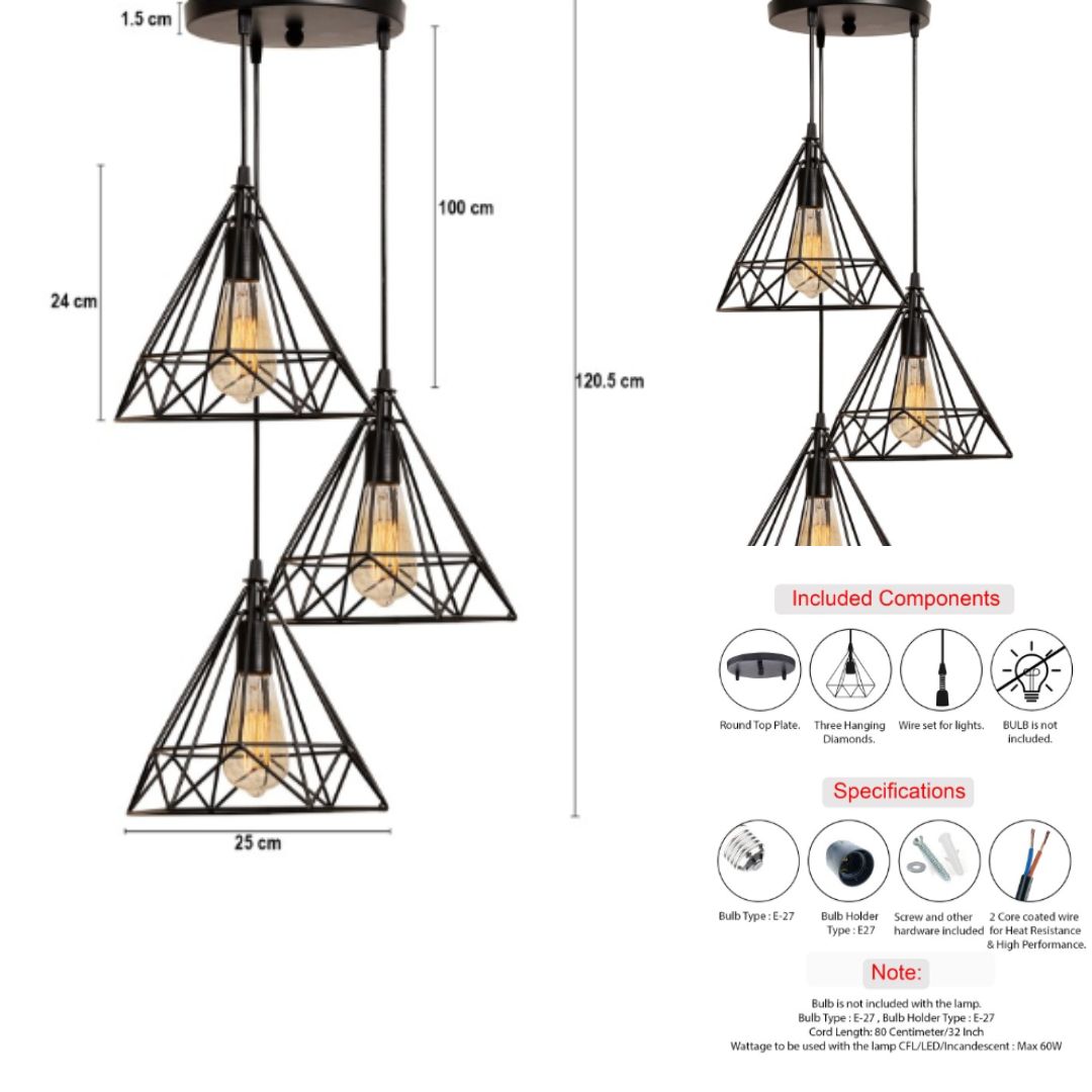 What Your Customers Really Think About Your Homesake Set Of 3 Lights Cluster Hanging Ceiling Lamp