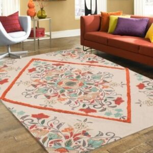 BLANC9 Cleido Printed Cotton Carpet