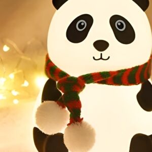 Quace White and Black Abstract Printed Shaped Table Lamp