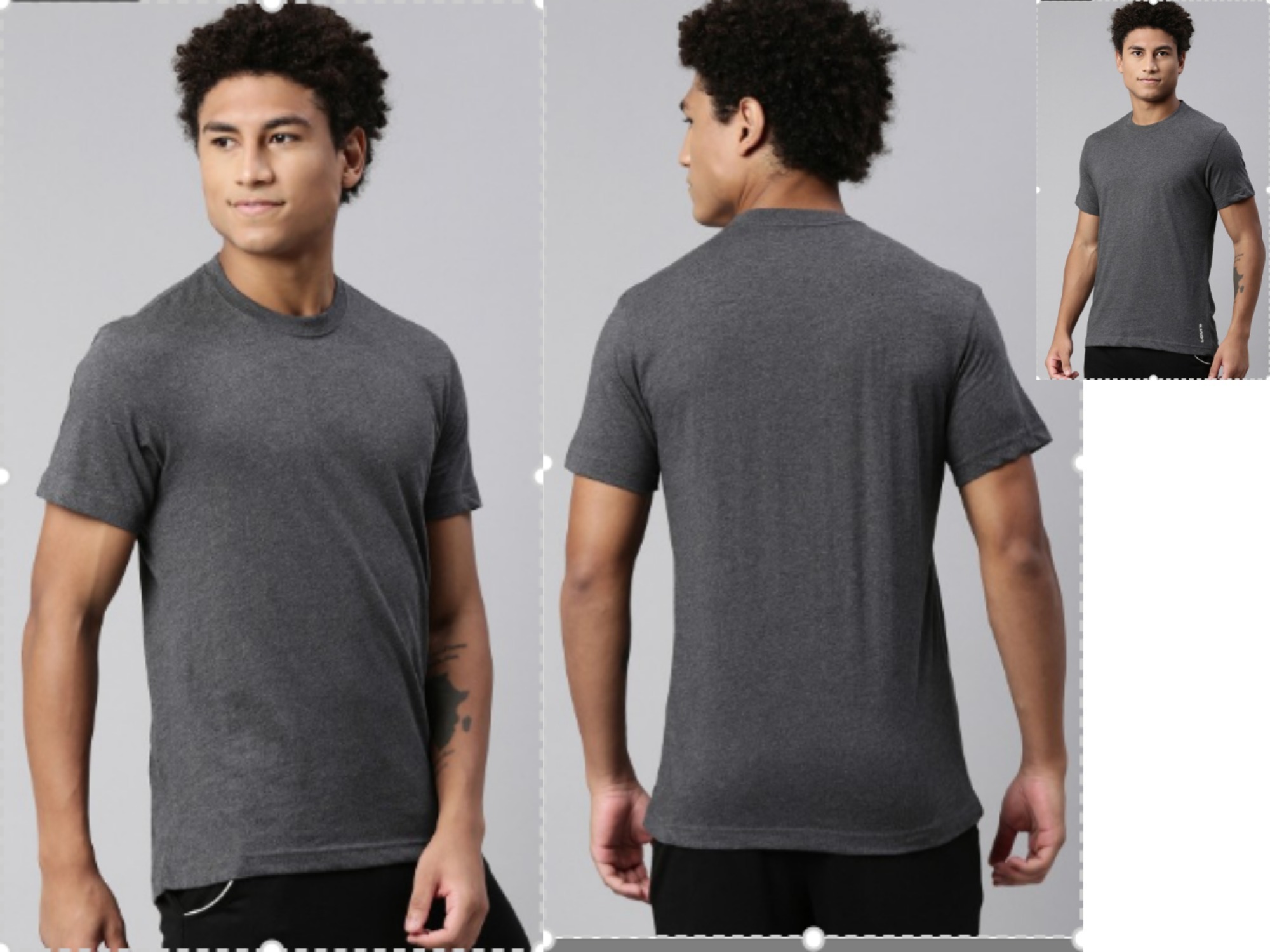 Levis Men Round Neck Half Sleeve Tshirt - Classic Style