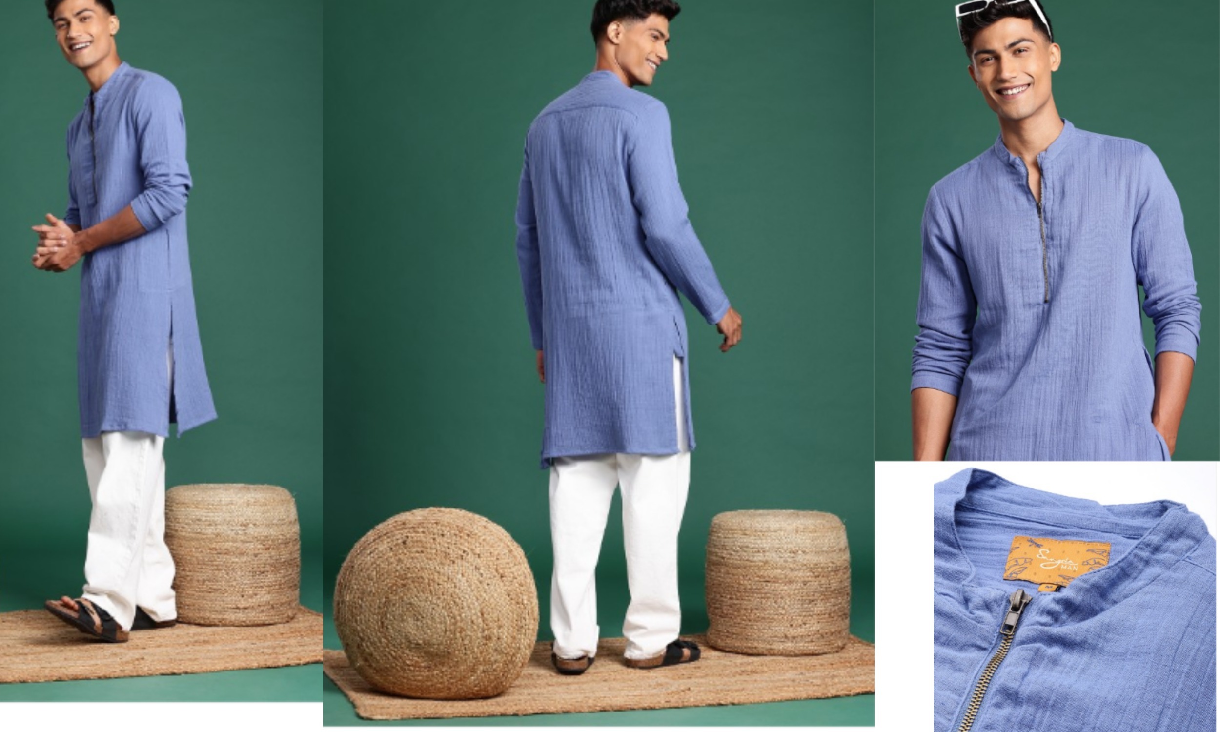 Sangria Men Kurta Sophisticated and Versatile