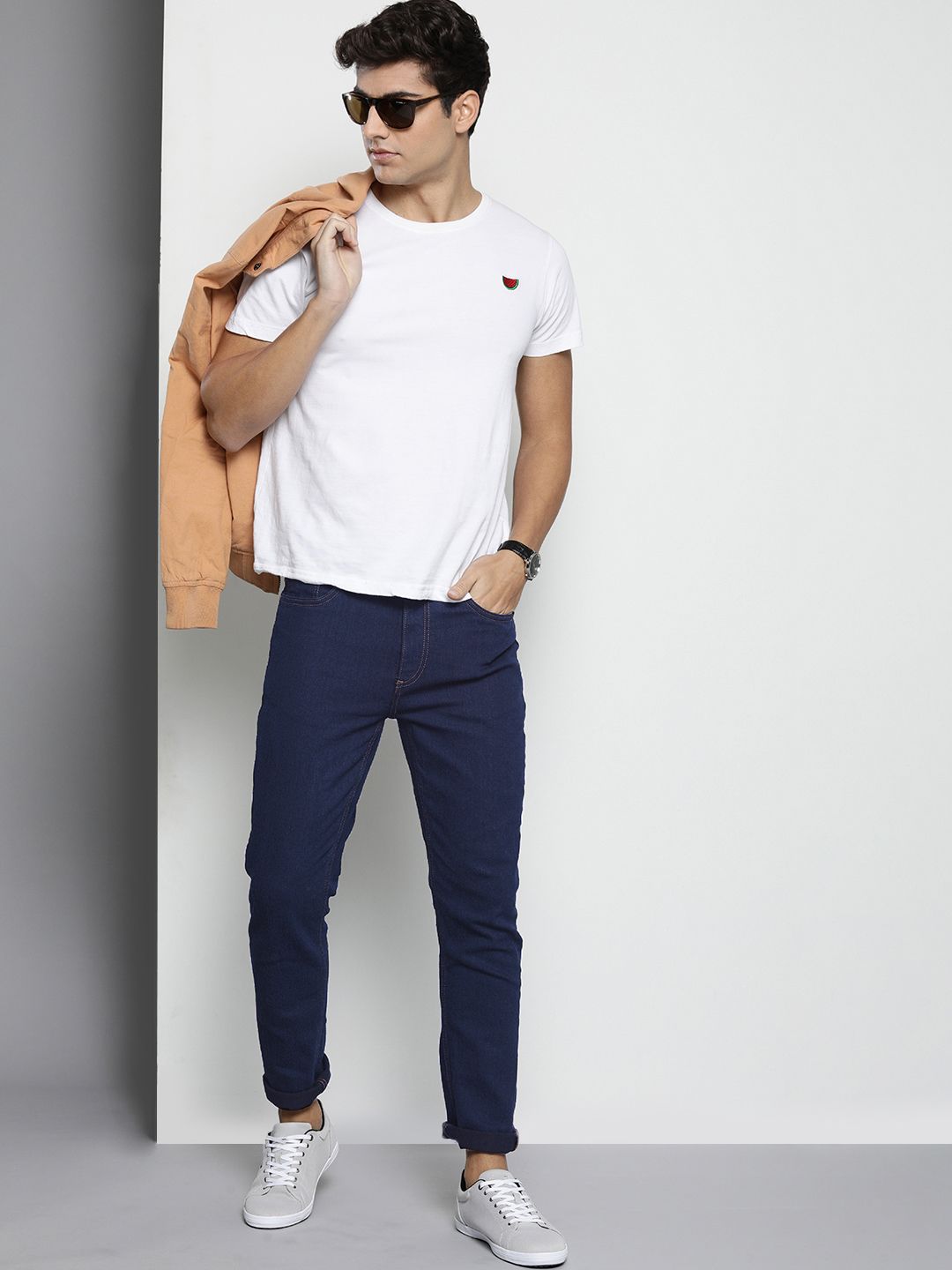 The Indian Garage Co Stretchable Jeans for Men