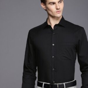 Louis Philippe Men Classic Fit Easy to Iron Premium Cotton Full Sleeve Formal Shirt