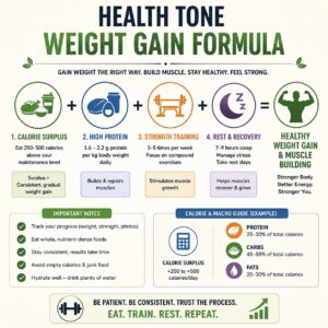 Health Tone Weight Gain Formula Natural & Effective