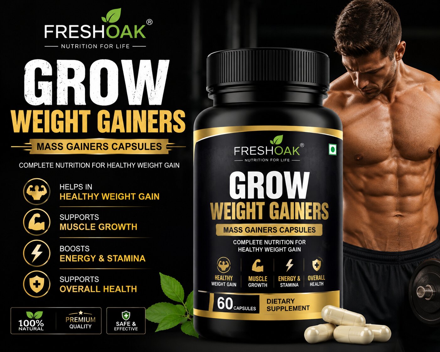 How to Use Freshoak Grow Weight Gainers Effectively