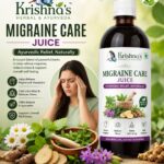 How to Use Krishna’s Herbal & Ayurveda Migraine Care Juice for Relief