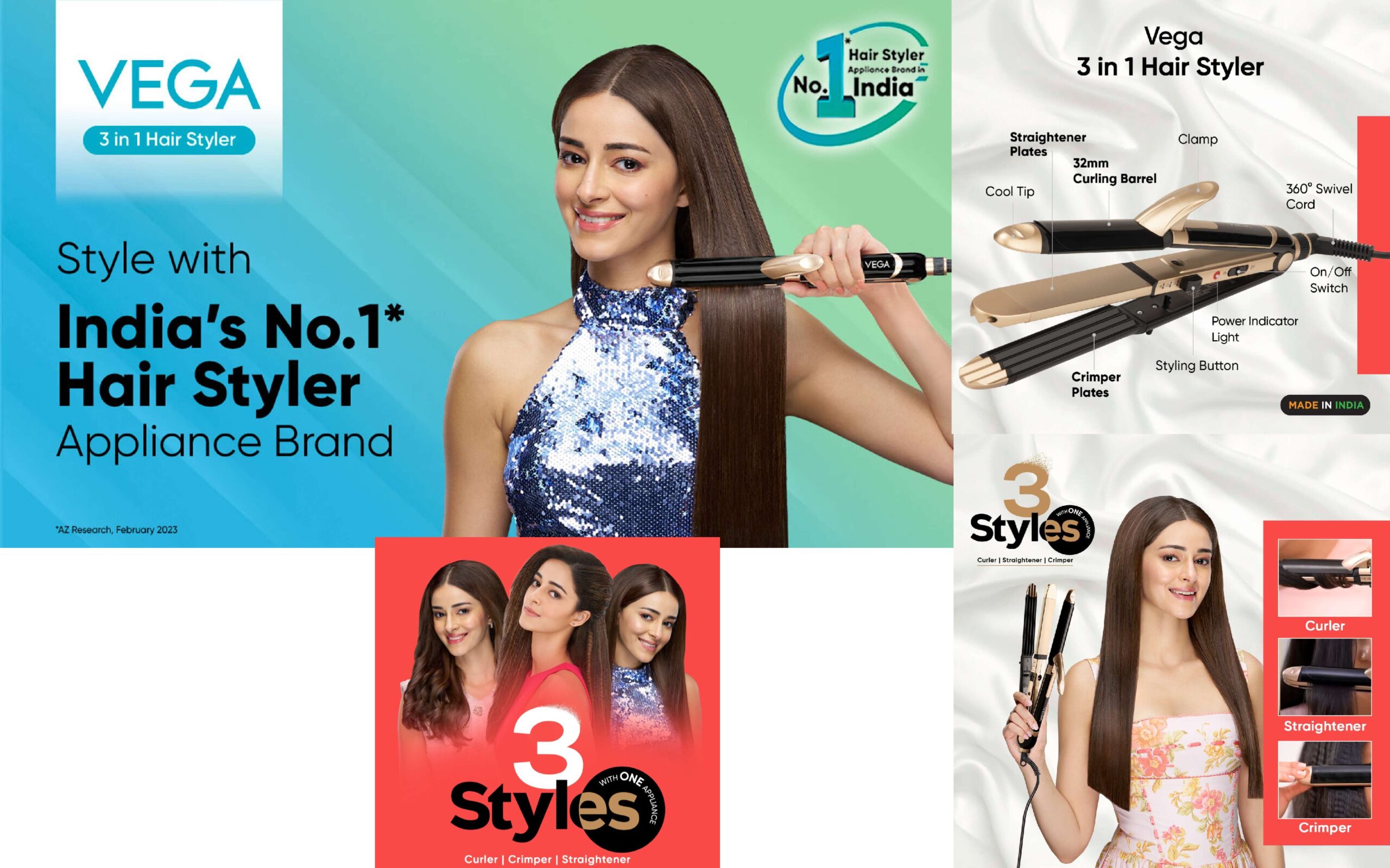 10 Up-and-Coming Trends About VEGA 3 In 1 Hair Straightener
