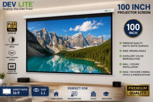 A Step-by-Step Guide to Dev Lite 100 Inch Projector Screen